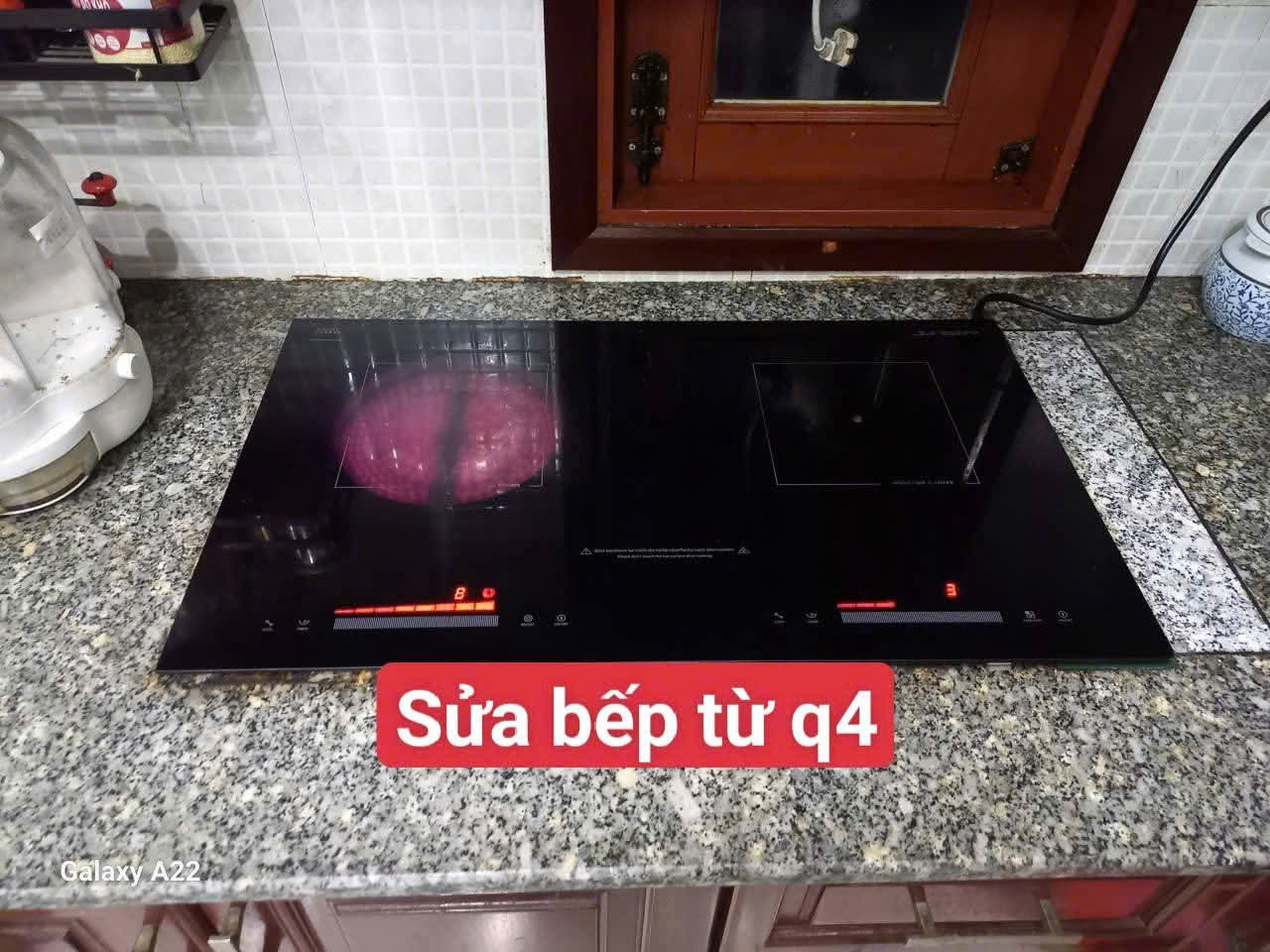 Ảnh tạm khu vực bếp và thiết bị cần kiểm tra