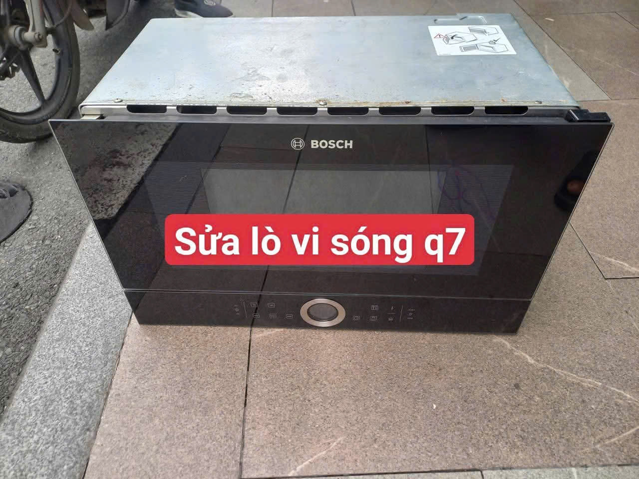 Lò vi sóng Bosch được tiếp nhận kiểm tra