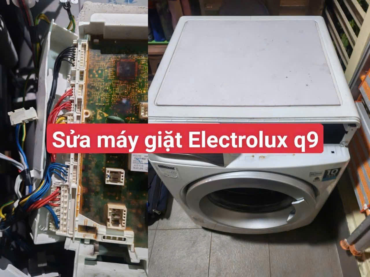 Kiểm tra máy giặt và bàn giao cho khách hàng