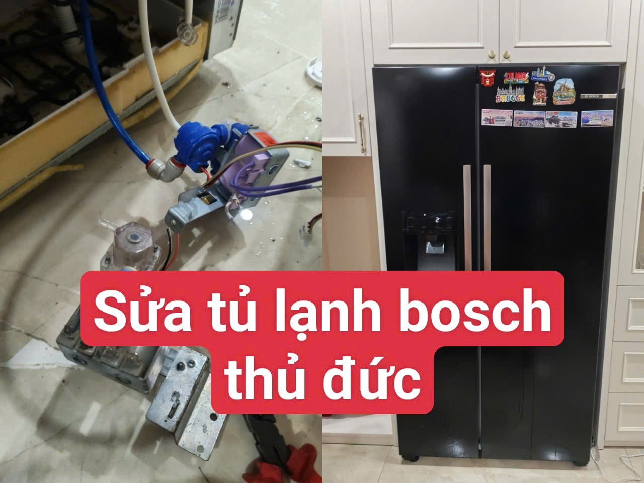 Kiểm tra quạt, cảm biến và rơ-le tủ lạnh